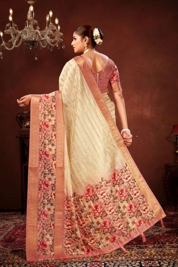 Gajri soft cotton silk saree cs6 - Image 4