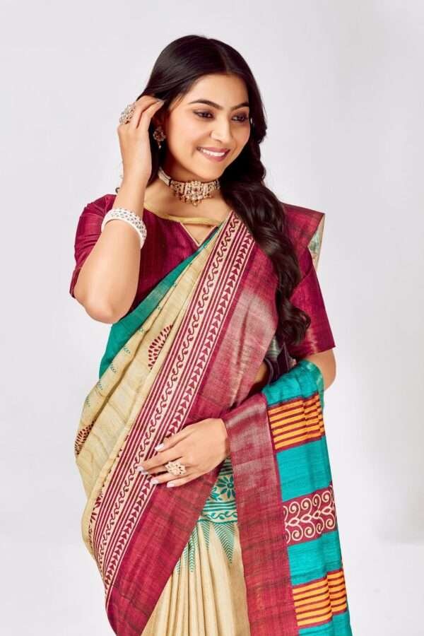 Tussar Silk Saree ts2