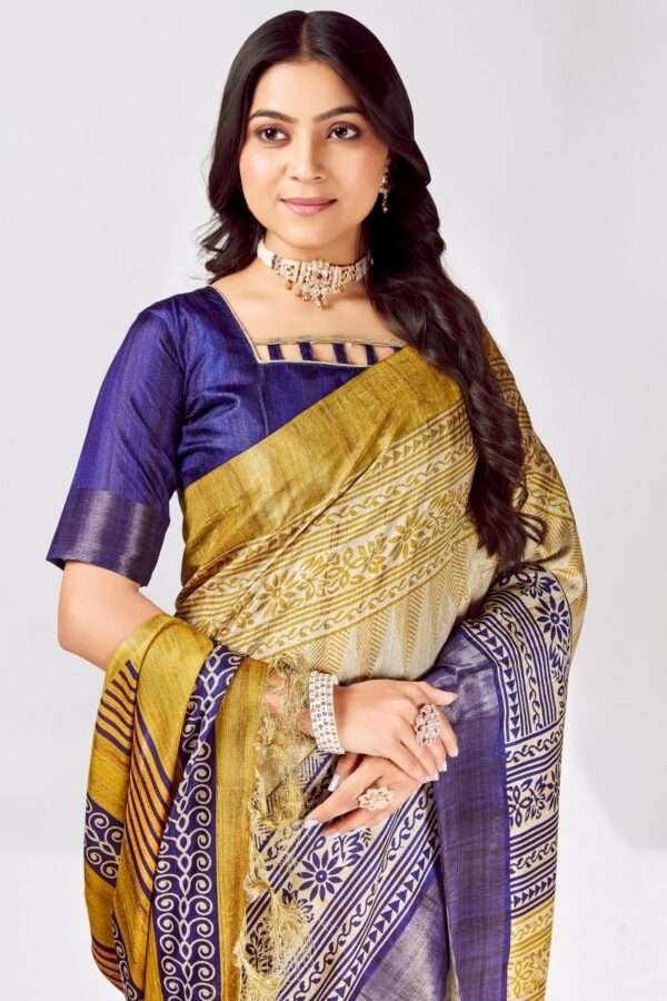 Tussar Silk Saree ts4
