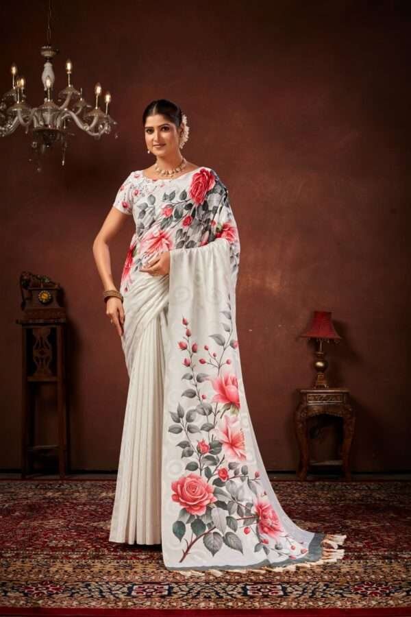 Designer crape silk saree cp5